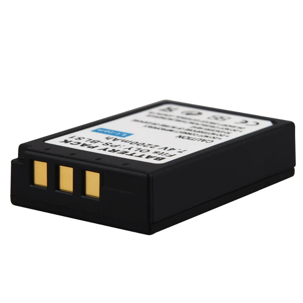 2200mAh PS BLS1 аккумулятор для Olympus OLY. EP2 EPL1 EPL2 EP1 BLS5 E 400 EVOLT 410 E410 420 620 450|Цифровые