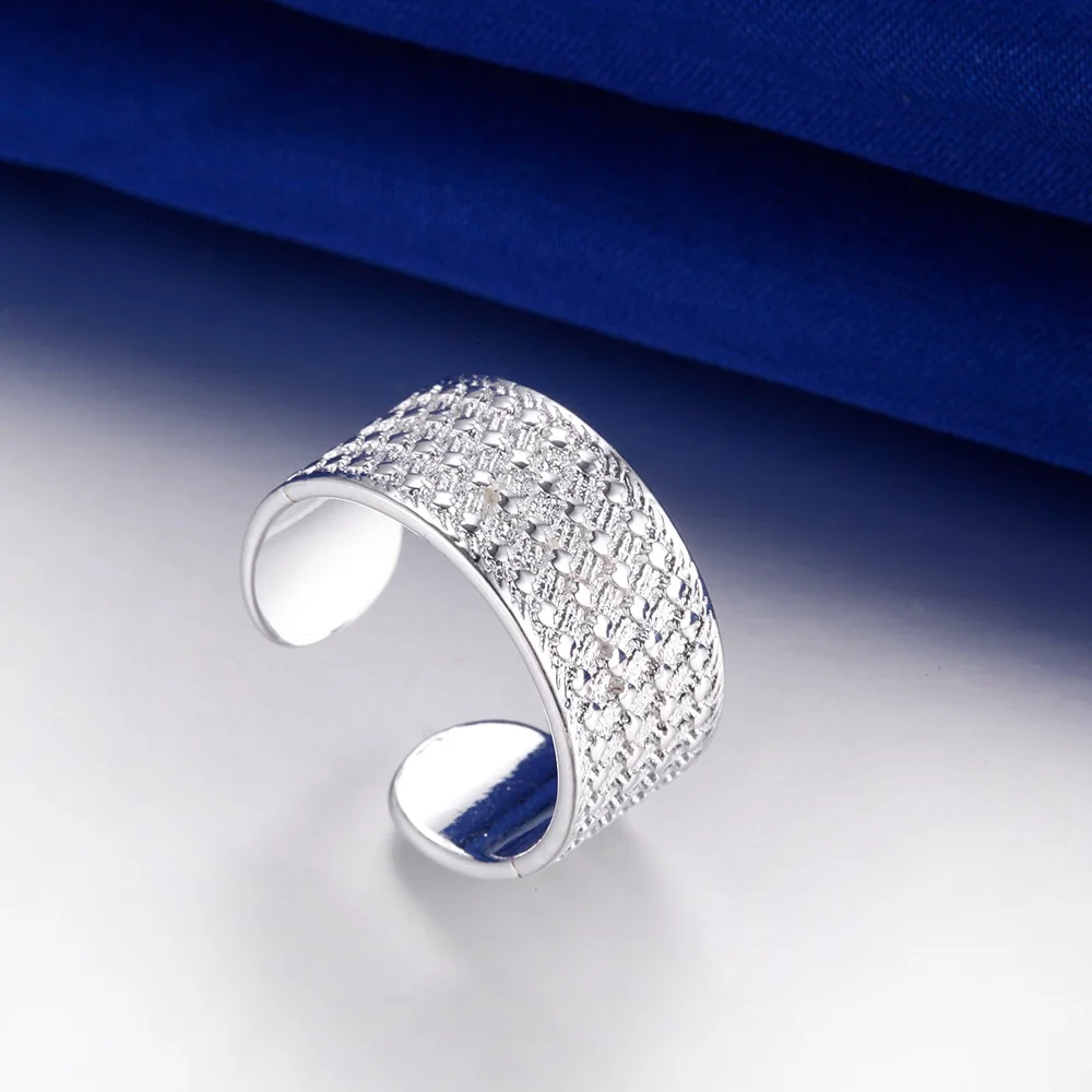 Женское Обручальное кольцо с розой покрытое серебром|silver plated rings|wedding rings for womenwedding