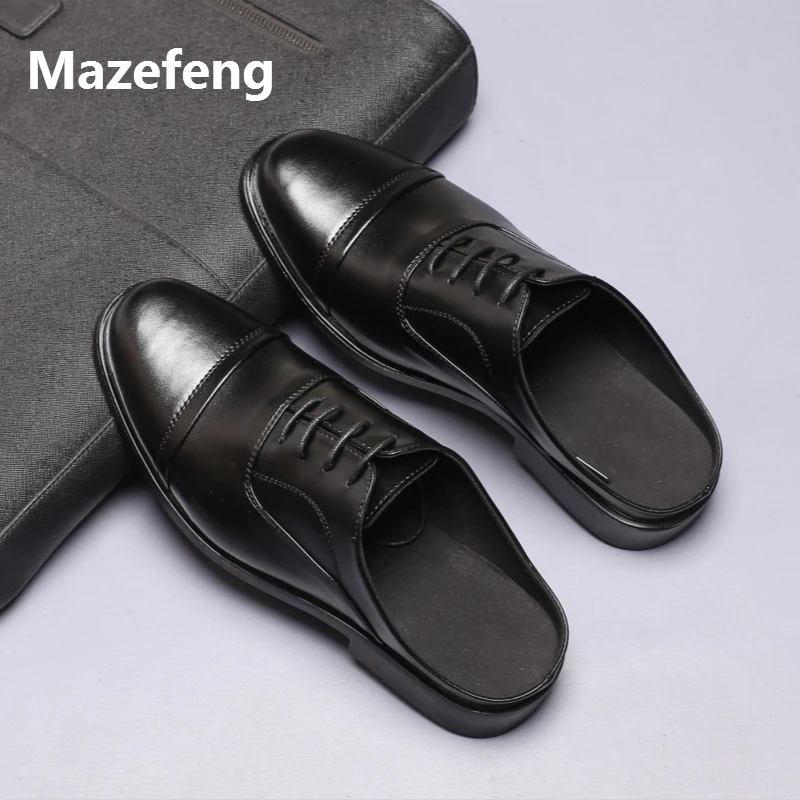 Mazefeng/Модная Мужская обувь Летние тапочки Мужские Простые повседневные