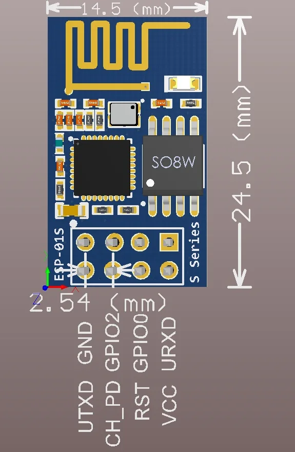 Бесплатная доставка 2 шт ESP8266 беспроводной модуль серийный к WiFi ESP-01S