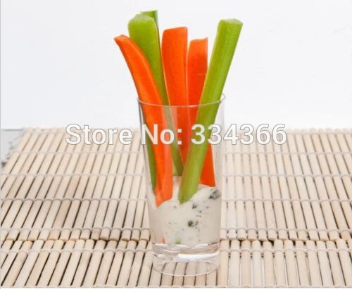 24 шт./лот жесткий пластик вечерние одноразовые десертные чашки тортов рюмки мини