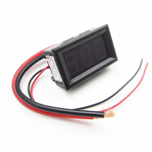 Новый DC от 0 до 20A мини красный светодиодный Панель метр Цифровой амперметр|ammeter