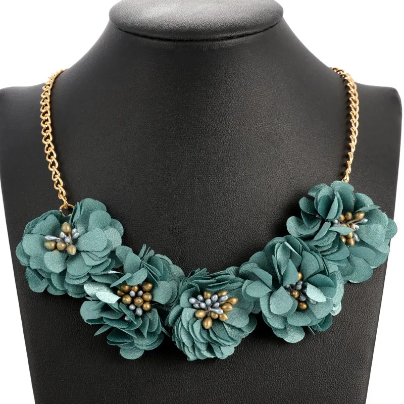 Роскошное ожерелье чокер массивное Массивное колье ожерелья бижутерия для