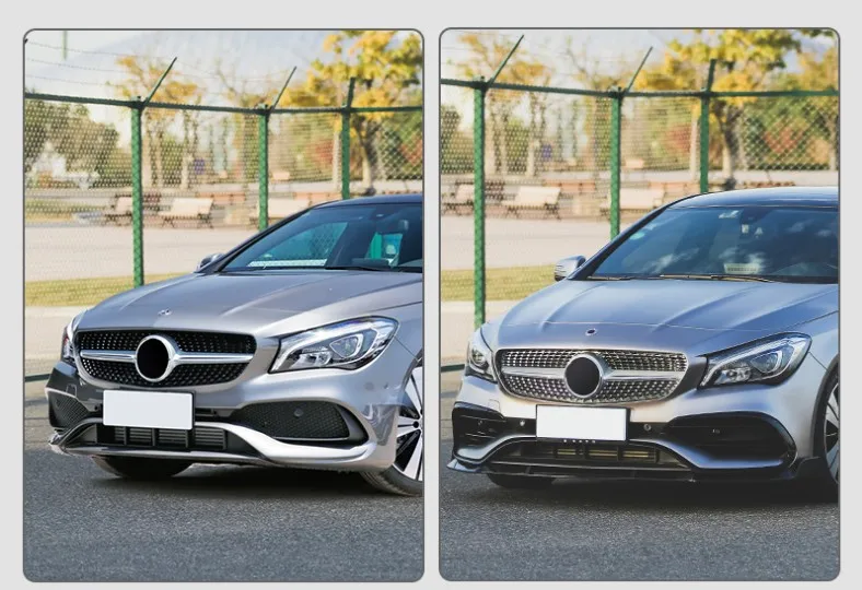 ABS передний задний спойлер Передняя Защитная панель бампера для Mercedes-Benz CLA W117 тела комплект спойлер- CLA200 180 250