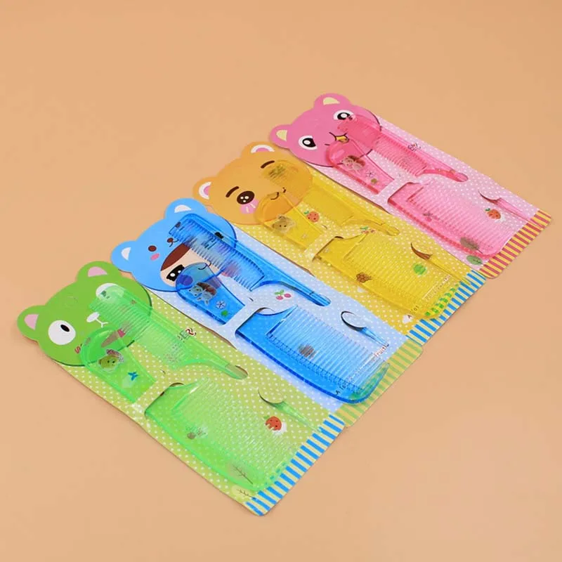 2 шт./компл. расческа в виде милого мальчика девочки дети нежная мягкая щетка для