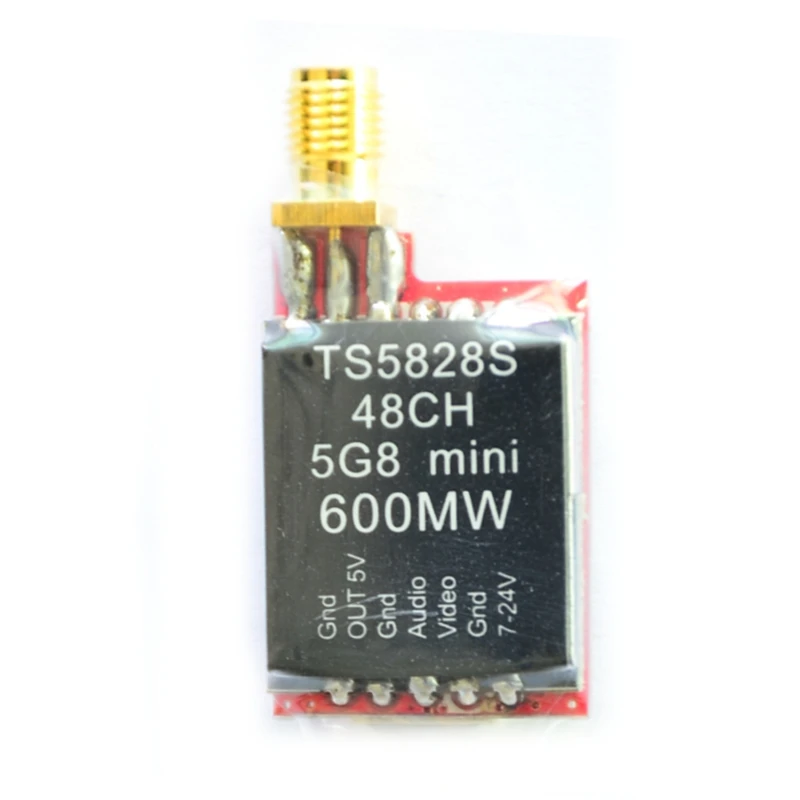 Оригинальный TS5828S Micro VTX 5 8G 600mW 48CH Мини FPV передатчик SMA RP для RC Racer|Детали и