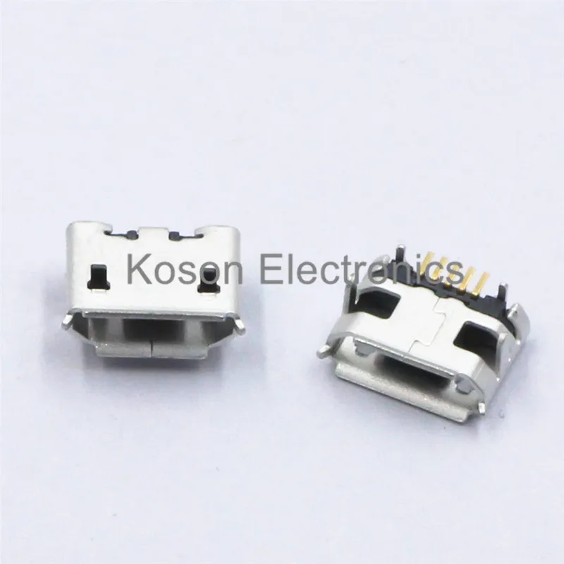 10 шт. разъем Micro USB гнездовой типа 5Pin SMT зарядная розетка печатная плата высокого