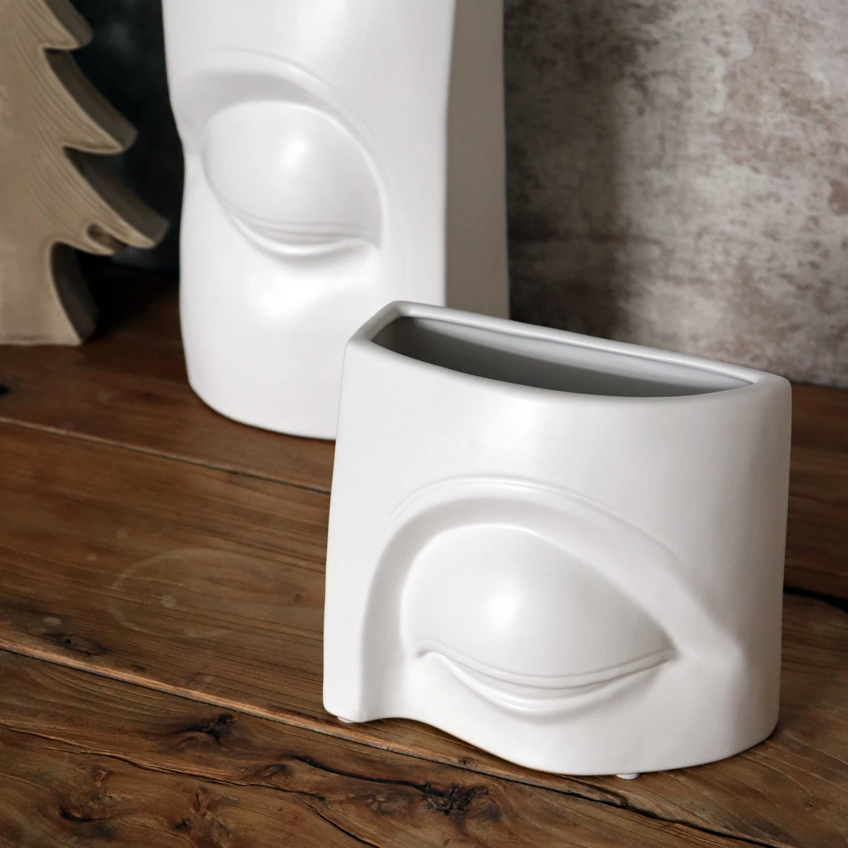 Современная керамическая ваза для глаз в скандинавском стиле креативная