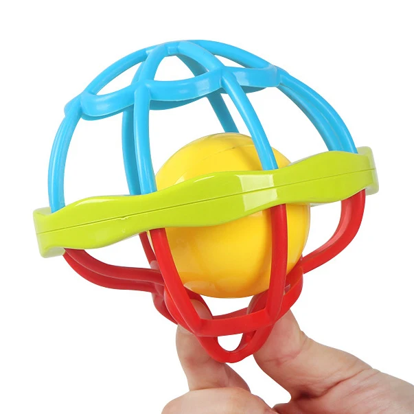 Детская погремушка грызунок Шариковая игрушка для детей 0 12 лет обучающая
