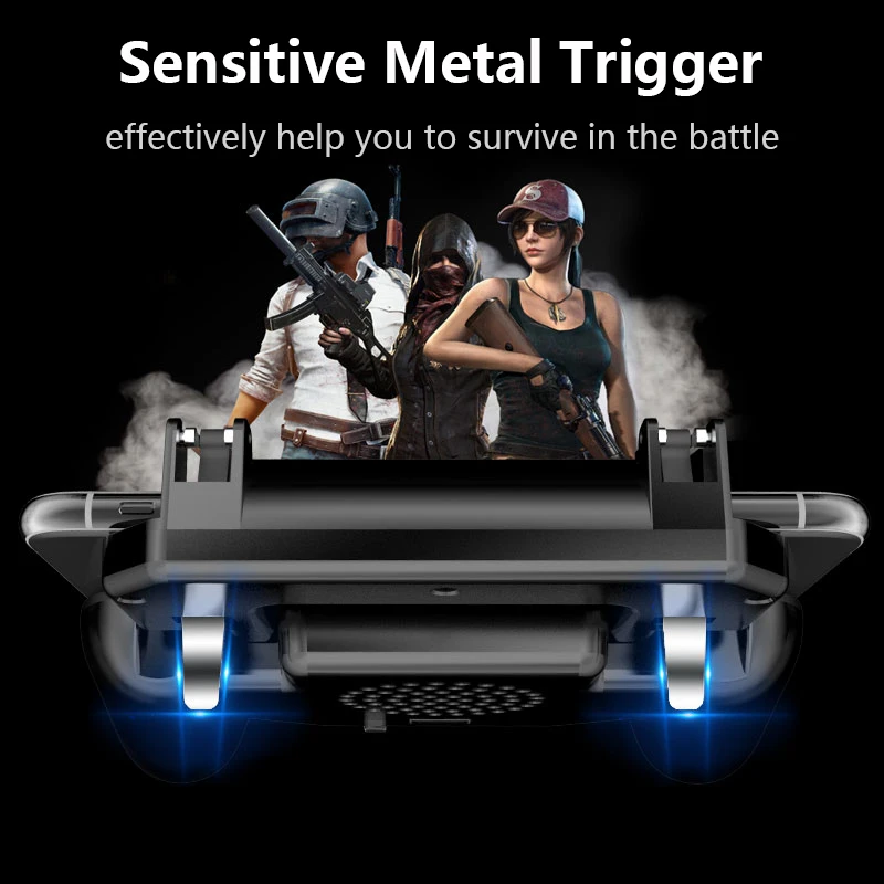 Универсальный мобильный телефон игровой контроллер геймпад с батареей кулер