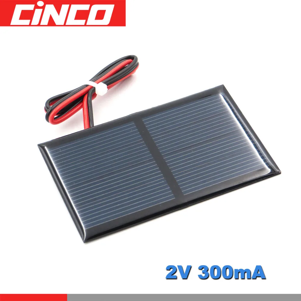 Полипанельный Солнечный монокристаллический кремний 2 в 300 мА с удлиненным