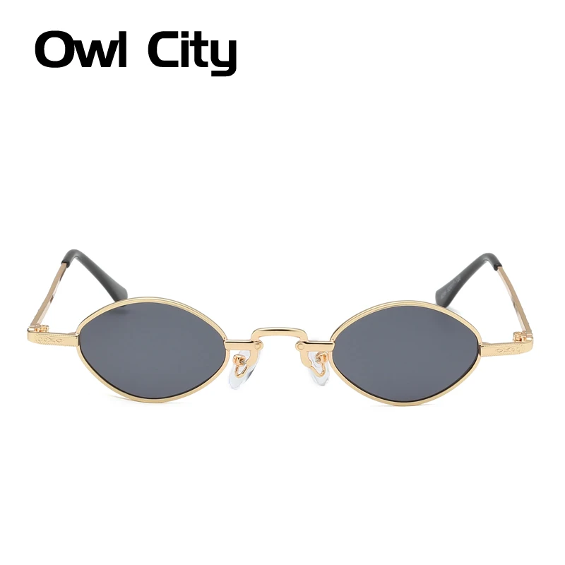 Овальные Солнцезащитные очки Owl City женские винтажные маленькие солнцезащитные