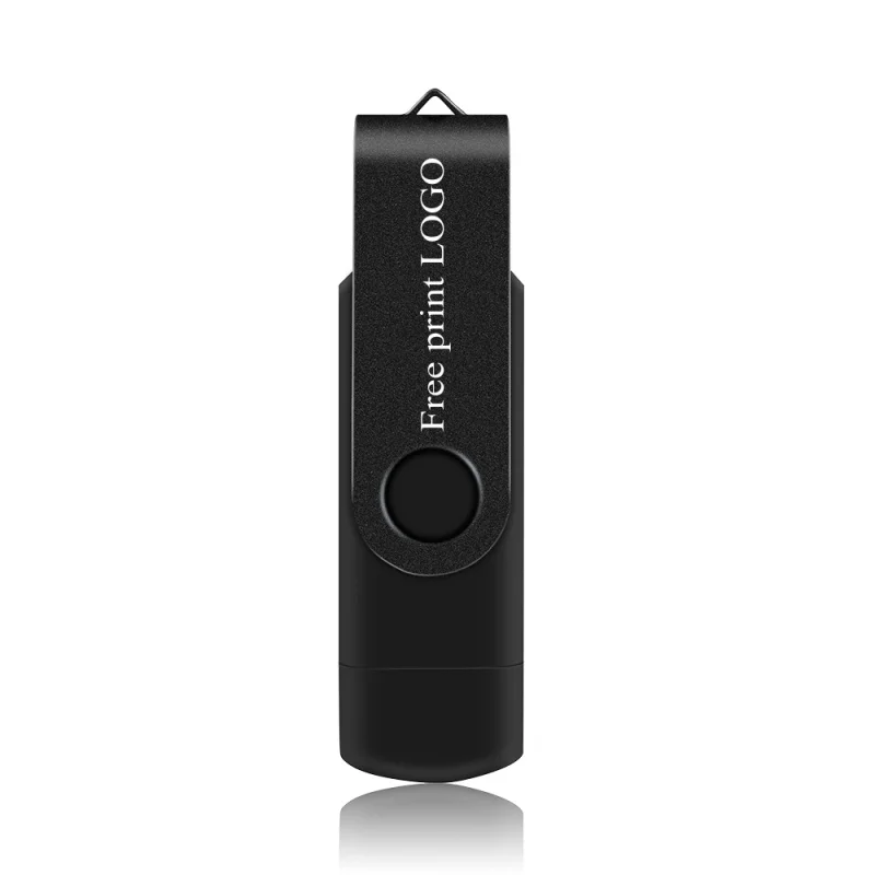 Free Custome Logo Флешка 128 ГБ Usb флэш-накопитель 64 ГБ флэш-диск 8 ГБ 32 ГБ 4 ГБ портативный флэш-накопитель 16 Гб металл для телефона Memoria Usb и логотип - Цвет: Free Custome Logo