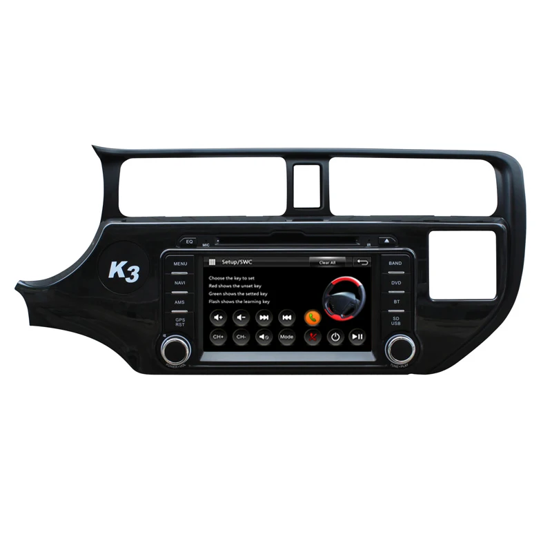 8 "автомобильный DVD плеер Авто Радио Стерео GPS навигация для KIA RIO K3 Pride 2012 2013 2014