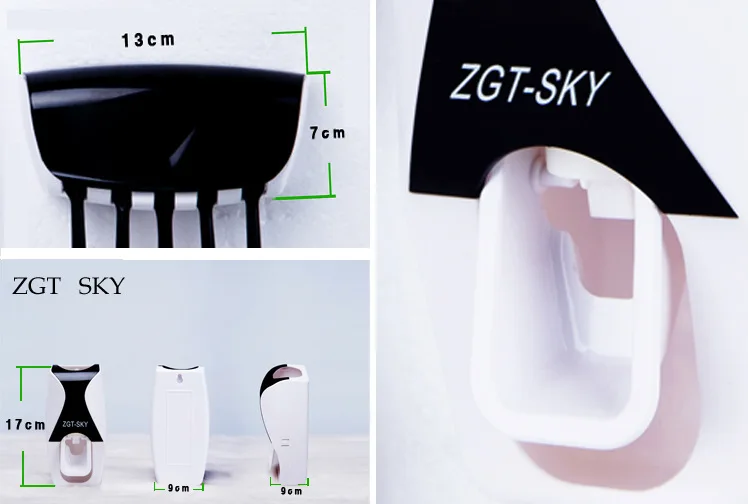 1 комплект автоматический пластиковый держатель для зубных щёток | Дом и сад