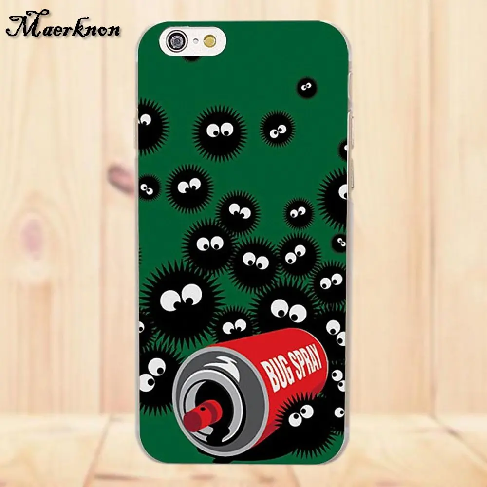 Spirited Away Inspired Soot Sprites TPU милый чехол для Apple iPhone X 4 4S 5 5C SE 6 6S 7 8 Plus LG G4 G5 G6 K4 K7 K8 K10|cute