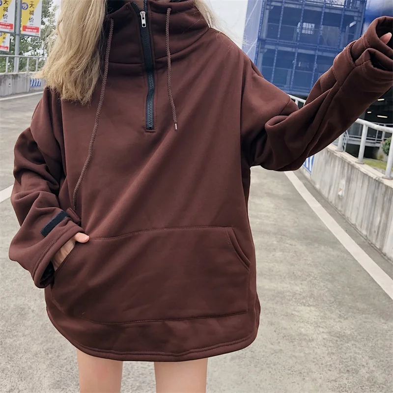 Женские толстовки Harajuku Ulzzang элегантная буква С принтом водолазка Женский пуловер с рукавом летучая мышь для отдыха женские свитшоты шикарные