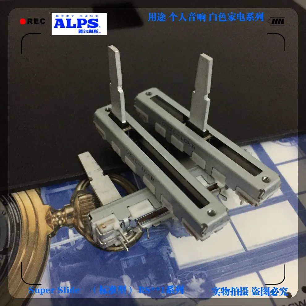 RS3011114A02 ALPS-переключатель 45 мм 4,5 см подойдет как для повседневной носки, так B10K потенциометр слайдов звукомикшер хвостовик Длина 20 мм
