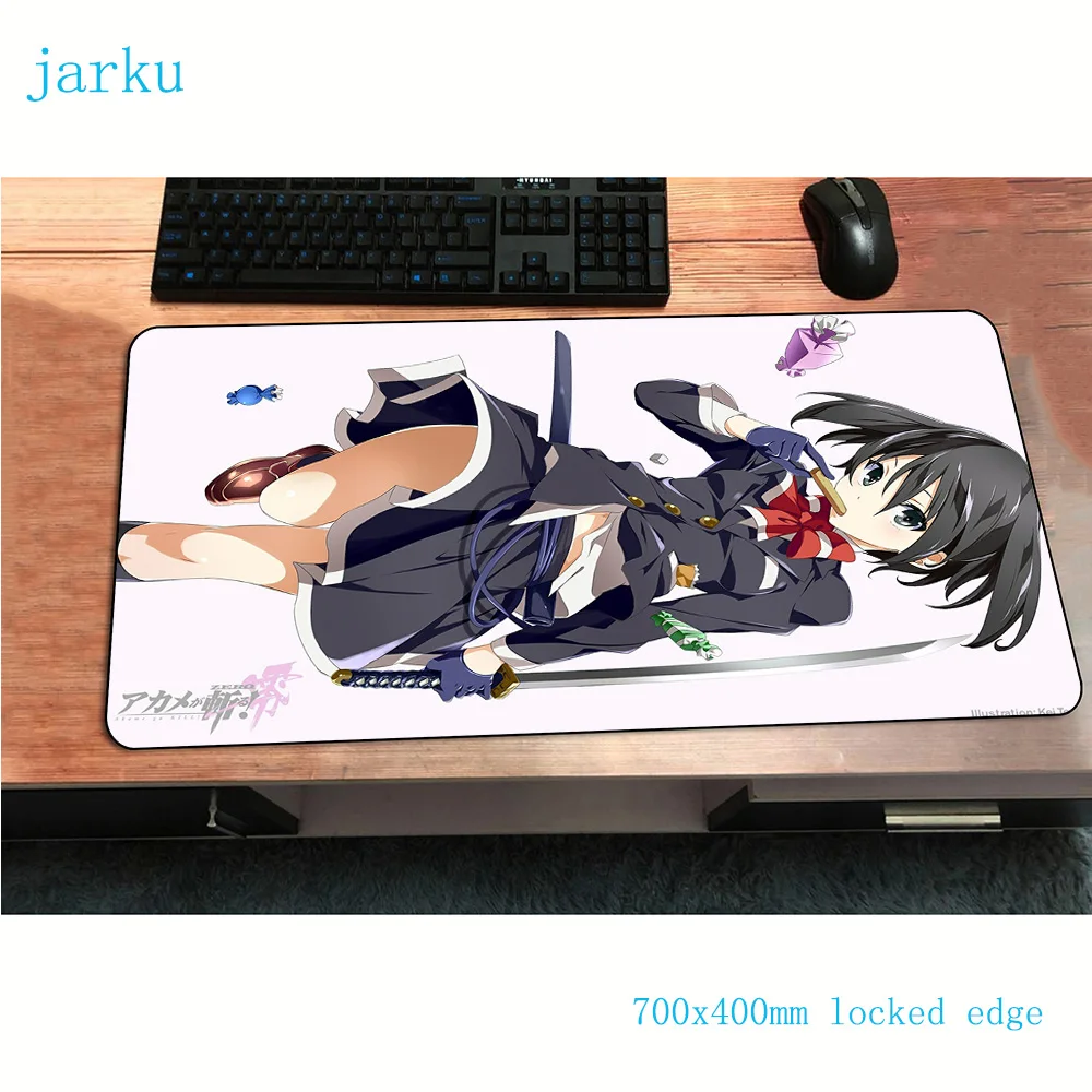 Коврик для мыши akame ga kill геймерский гаджет 700x400x2 мм коврик notbook игровой большой