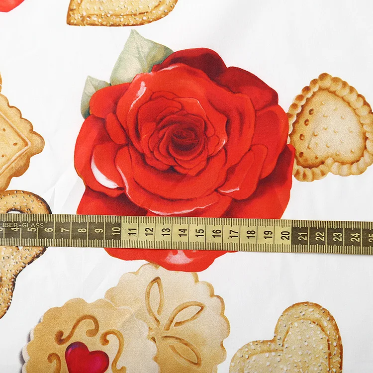 2018 пользовательская розовая веселое печенье 100% натуральный хлопок цифровая