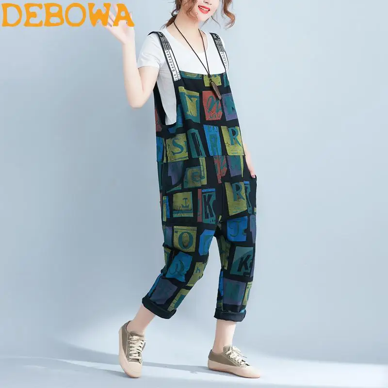 Debowa 2018 новые осенние женские брюки для художественной и работы большого размера