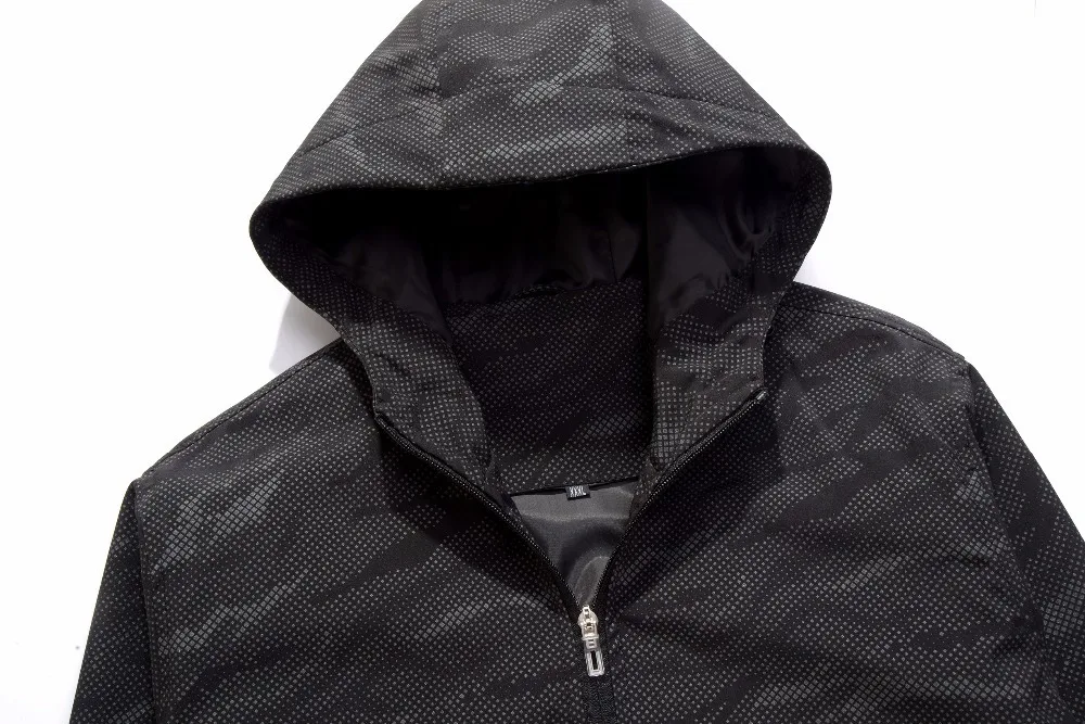5xl 6xl 8xl 10xl демисезонная мужская повседневная камуфляжное худи куртка
