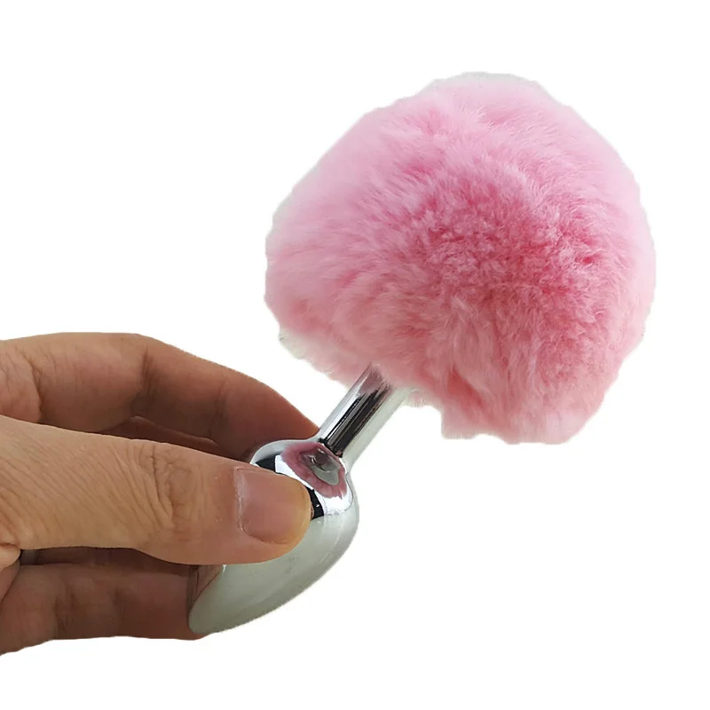 Анальная пробка с хвостом и кроличьим анальные секс-игрушки анальная игрушка