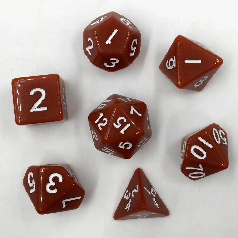 

Rollooo Dice 7pc/set Polyhedral Dice Rpg Dice