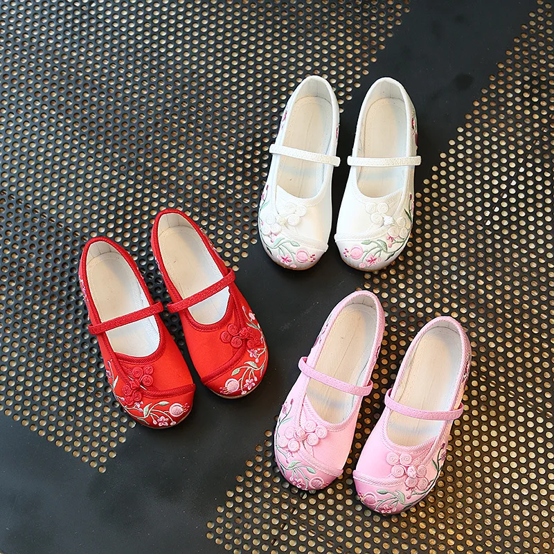 Женские детские туфли на плоской подошве милые весенне летние для девочек с