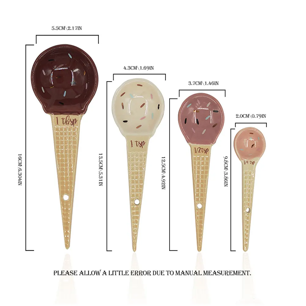 Визуальная сенсорная мерная ложка для измерения сливок лопатка кошачий ковш