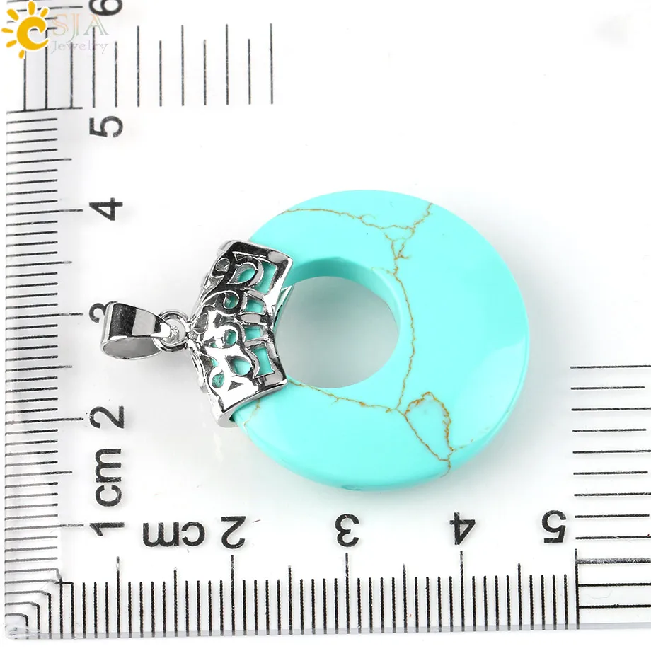 CSJA подвески для ожерелья с искусственными кристаллами женщин и мужчин ажурные