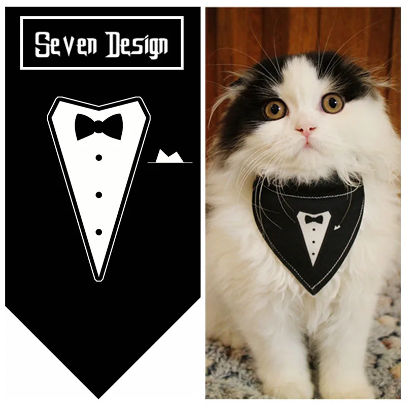 Оптовая продажа 1 шт. шарф для собак ошейники регулируемый треугольный бандана