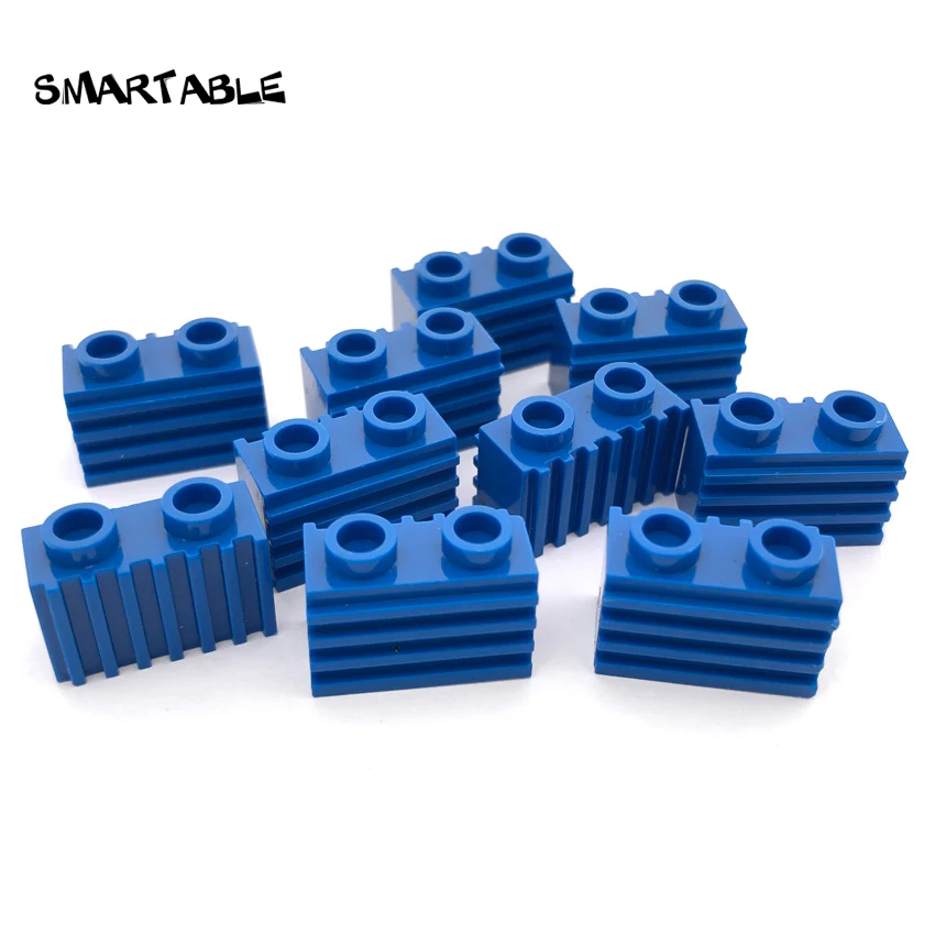 Специальный конструктор Smartable 1x2 с грилем строительные блоки MOC детали сделай сам