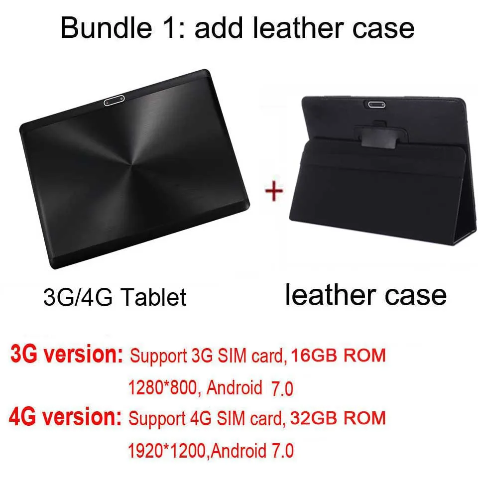Add leather Case BMXC Новинка 10 дюймов планшет android французский сенсорный планшет 10 дюймов 4G планшет 10,1 для игр фильмы в подарок для gps - Комплект: Add leather Case