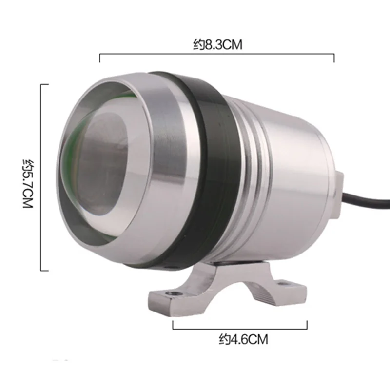 Светодиодные мотоциклетсветодиодный фары U3 2 шт. головного света для мотоцикла