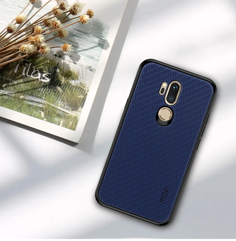Mofi ультра тонкий чехол s для LG G7 чехол thinq 6," чехол мягкий кожаный из ТПУ узор TPU для LG G7 G 7 G710 чехол