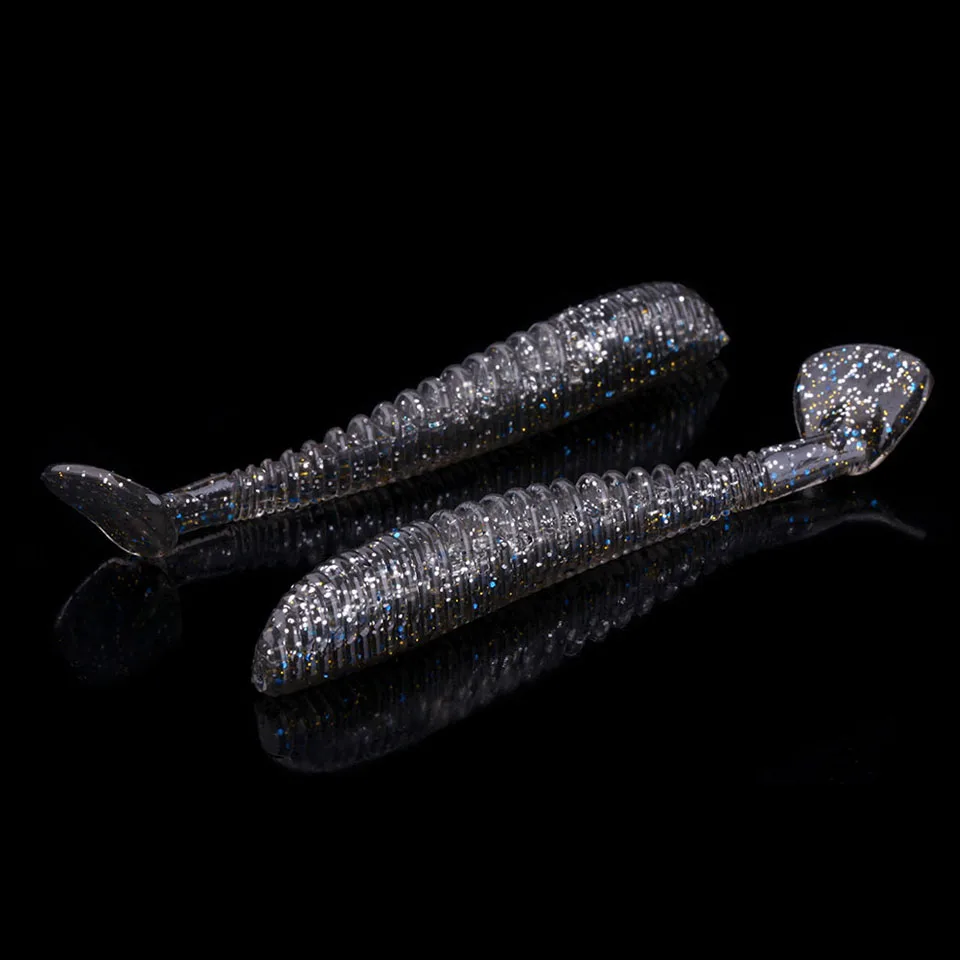 I 9 WALK FISH 6 шт./лот Awaruna рыболовные приманки 100 мм 5,6 г искусственные приманки воблеры Shad Карп Силиконовые мягкие приманки для рыбалки - Цвет: I 9