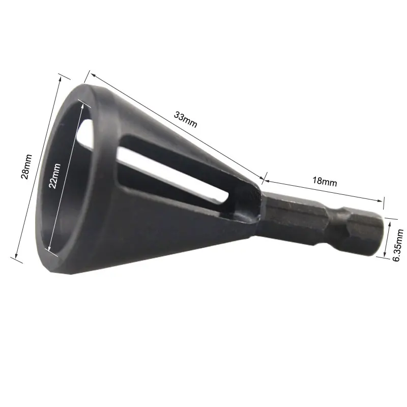 1 шт. черный/серебристый/Золотой Deburring внешний фаска из нержавеющей стали удалить