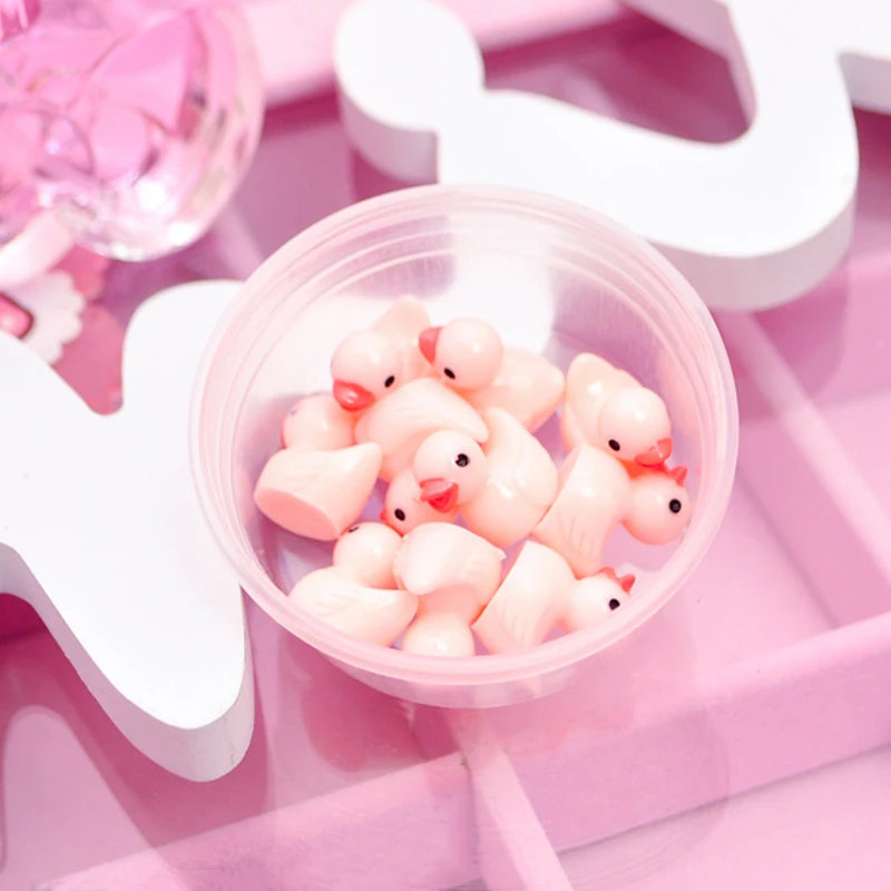 Happy Monkey Новый 5/10 шт./кор. Slime DIY аксессуары игрушки Резиновая Утка пушистые