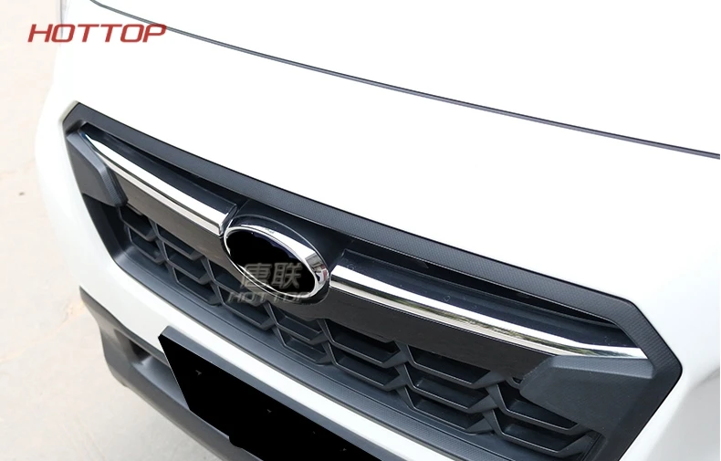 Крышка автомобиля подходит для Subaru XV ABS Хромированная передняя решетка гоночного гриля логотип trademake декоративная отделка