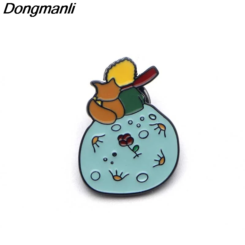 P2148 Dongmanli ювелирные изделия принц и лиса металлическая эмалированная краска