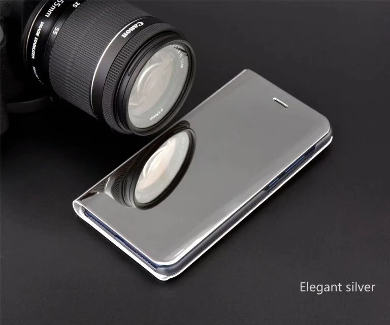 Зеркальный прозрачный умный флип-чехол для телефона huawei mate 9 10 Pro P10 Plus P8 P9 Lite чехол s Роскошный деловой простой