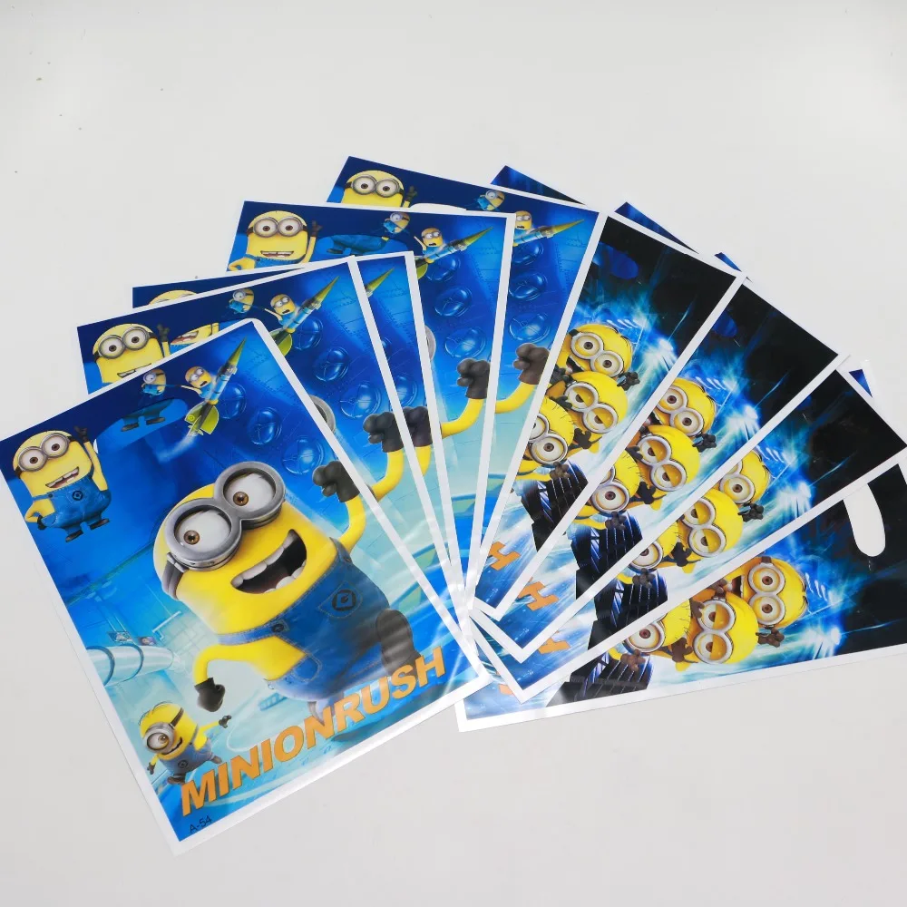 10 шт./лот Миньон День рождения украшения Дети конфетная Подарочная сумка для