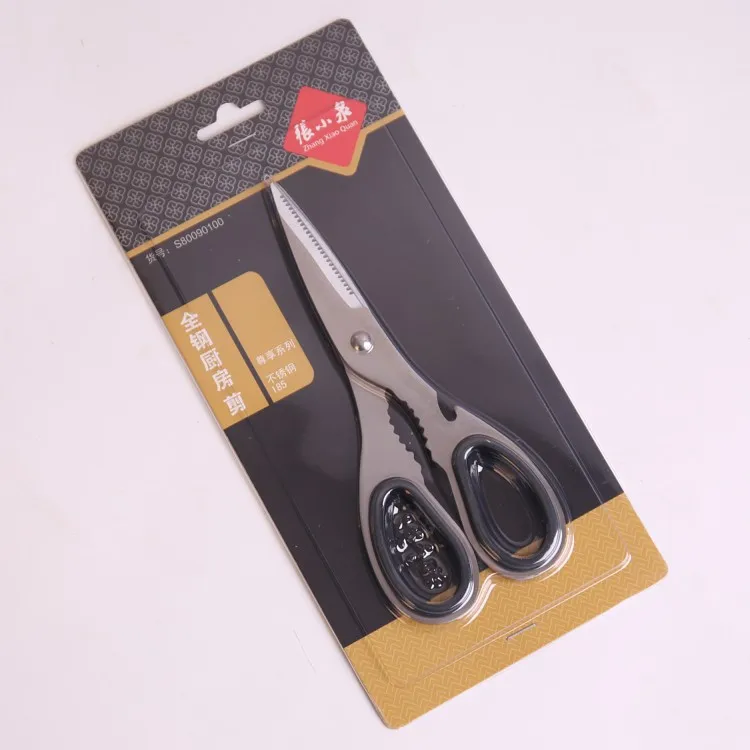 Zhangxiaoquan полностью стальные кухонные ножницы с резиновой рукояткой бытовые многофункциональные домашние кухонные ножницы из нержавеющей стали