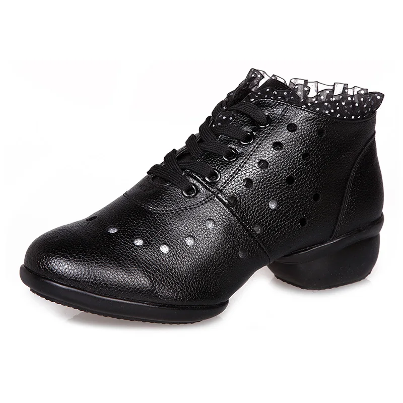 Дышащая танцевальная обувь с вырезами кроссовки для женщин тренировок учителя