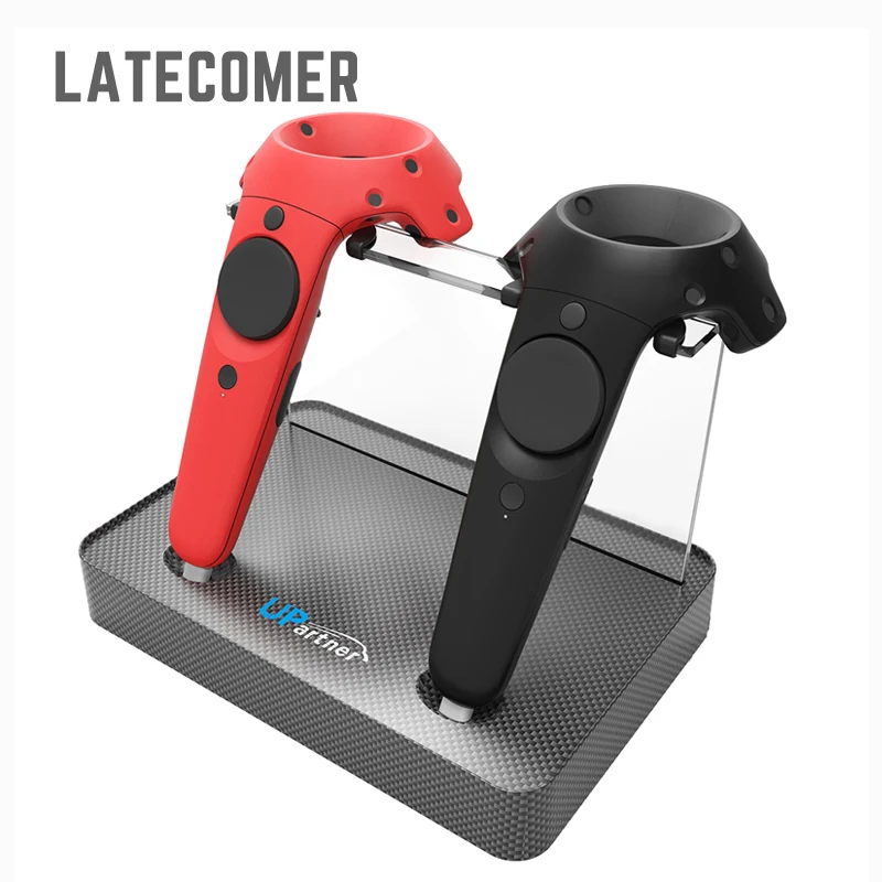 

Controller wireless magnetic adsorption Charge Double Charging Station For HTC VIVE VR Controller Double Handle Desktop Charger