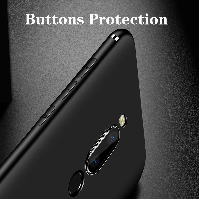 MAKAVO For Meizu M8 Case Slim Matte Soft Cover Protective Back Cases Lite Phone |