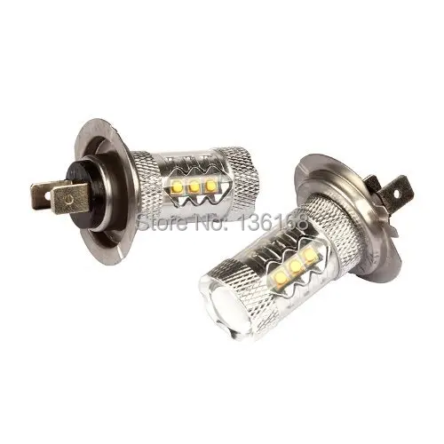 Бесплатная доставка комплекты одежды из 2 х 55W Cree/Epistar откалывают H7 светодиодный