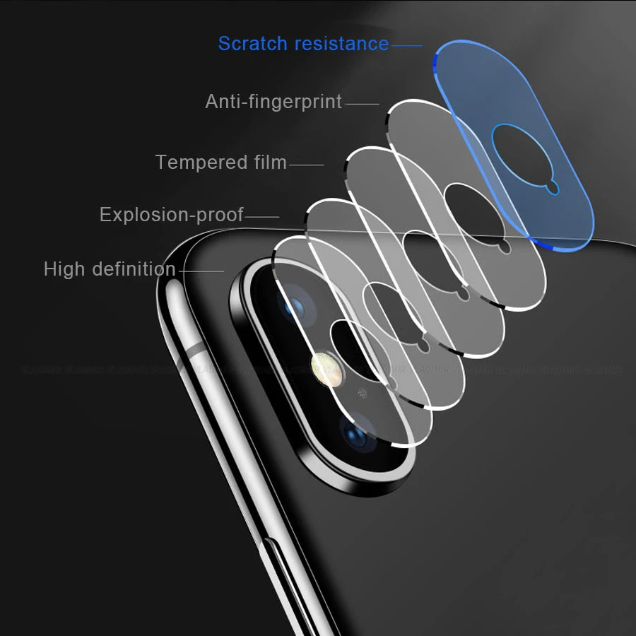 Vladimir Back Camera Lens Tempered Glass Screen Protector Film For Google Pixel 2 XL 3 3XL | Мобильные телефоны и