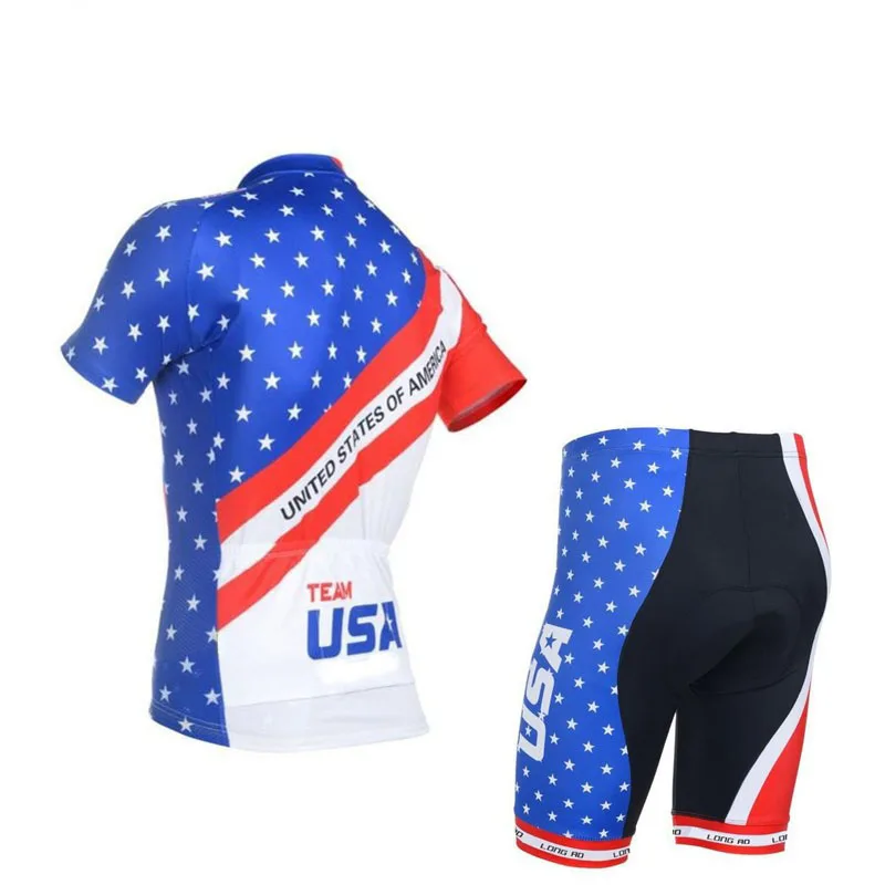Национальная Команда США одежда для велоспорта с коротким рукавом Pro Team Mtb Джерси